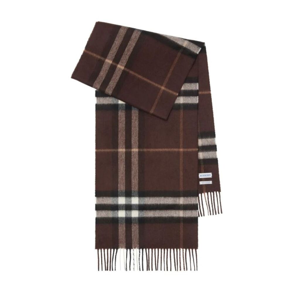Giant Check Cashmere Scarf Women